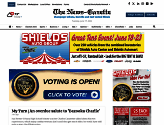 newsgazette.com screenshot