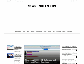 newsindianlive.com screenshot