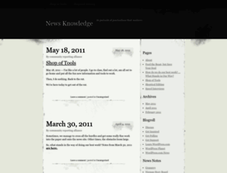 newsknow.wordpress.com screenshot