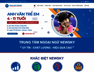 newsky.edu.vn screenshot