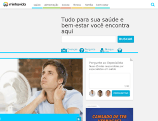 newsletter.minhavida.com.br screenshot