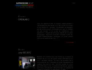 newsletter.supinfocomgroup.com screenshot