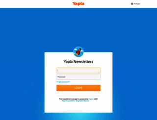 newsletters.yapla.com screenshot