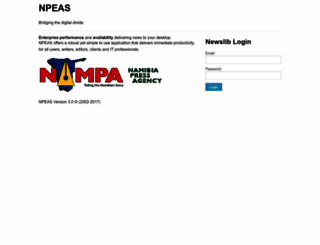 newslib.nampa.org screenshot