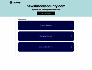 newslincolncounty.com screenshot
