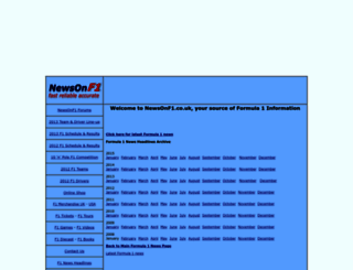 newsonf1.co.uk screenshot