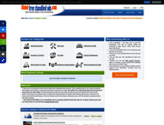 newsouthwales.global-free-classified-ads.com screenshot