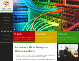 newspacecommunicationsltd.com screenshot