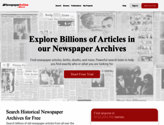 newspaperarchive.com screenshot