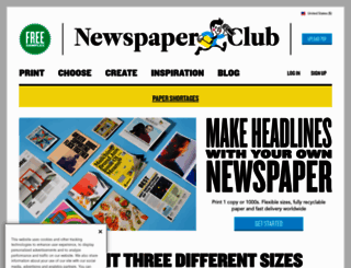 newspaperclub.com screenshot