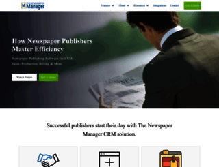 newspapermanager.com screenshot