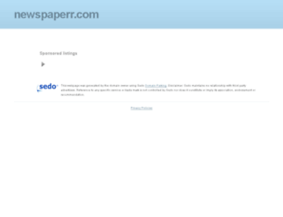 newspaperr.com screenshot