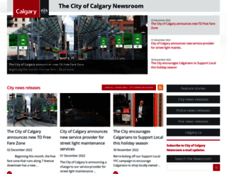 newsroom.calgary.ca screenshot