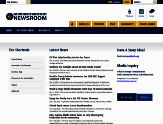 newsroom.pcsb.org screenshot