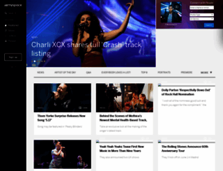 newstage.myspace.com screenshot