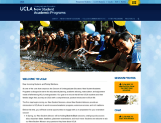 newstudents.ucla.edu screenshot