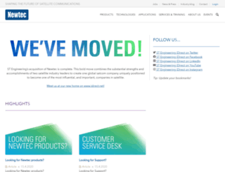 newtec.be screenshot