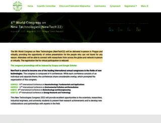 newtechcongress.com screenshot