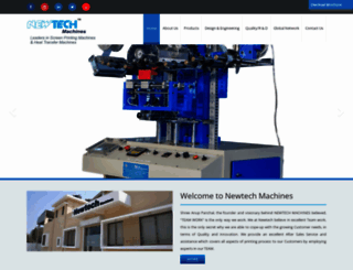 newtechmachines.com screenshot