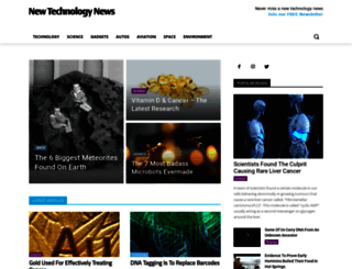 newtechnologynews.com screenshot