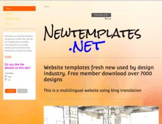newtemplates.net screenshot
