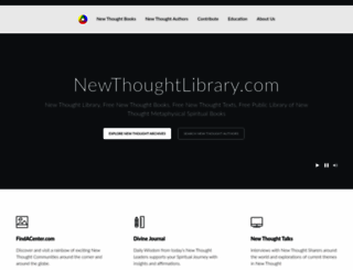 newthoughtlibrary.com screenshot