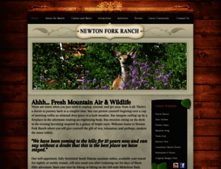 newtonforkranch.com screenshot