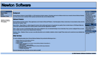 newtonsoftware.co.uk screenshot