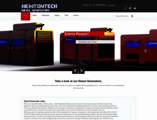 newtontechpower.co.za screenshot