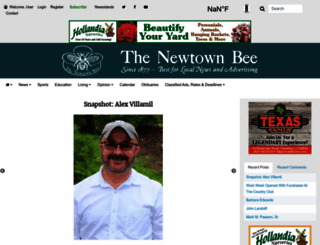 newtownbee.com screenshot