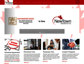 newtowncanada.com screenshot