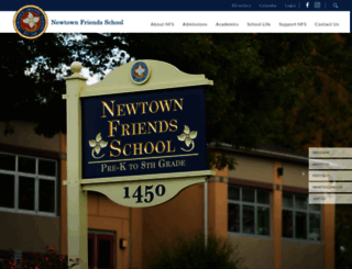 newtownfriends.com screenshot
