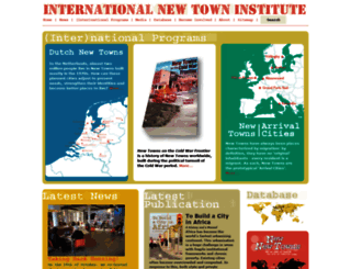 newtowninstitute.org screenshot