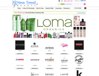 newtrendbeauty.com screenshot