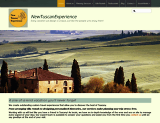 newtuscanexperience.com screenshot