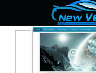 newvehiclespecs.com screenshot