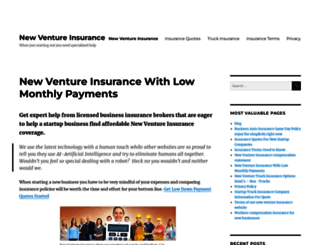 newventureinsurance.com screenshot