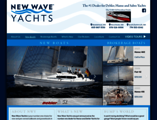 newwaveyachts.com screenshot