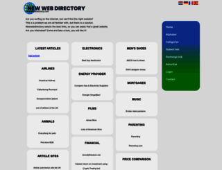 newwebdirectory.com screenshot