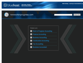 newworkinprogress.com screenshot