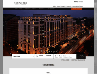 newworldhotels.com screenshot