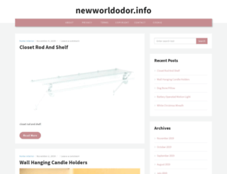 newworldodor.info screenshot
