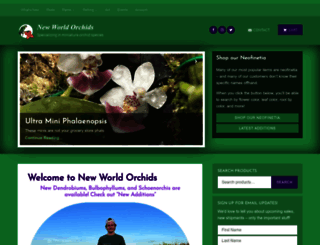 newworldorchids.com screenshot