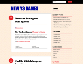 newy3games.wordpress.com screenshot