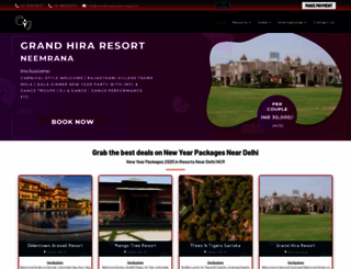 newyearpackage.co.in screenshot