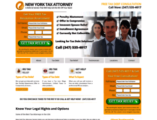 newyork-taxattorney.com screenshot