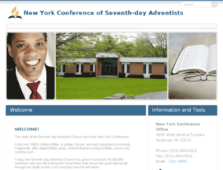 newyork.adventistchurchconnect.org screenshot