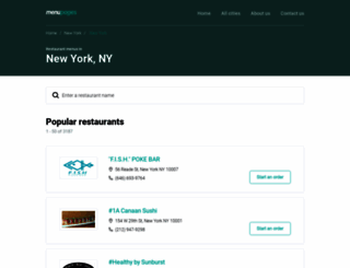 newyorkcity.menupages.com screenshot