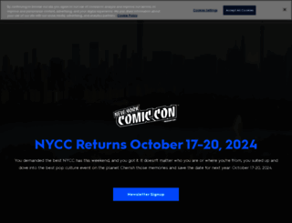 newyorkcomiccon.com screenshot