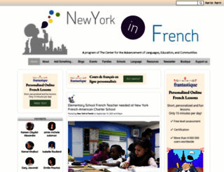 newyorkinfrench.net screenshot